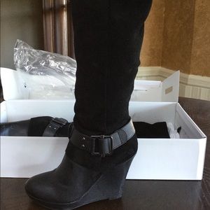 Bar III boots from Macy’s.